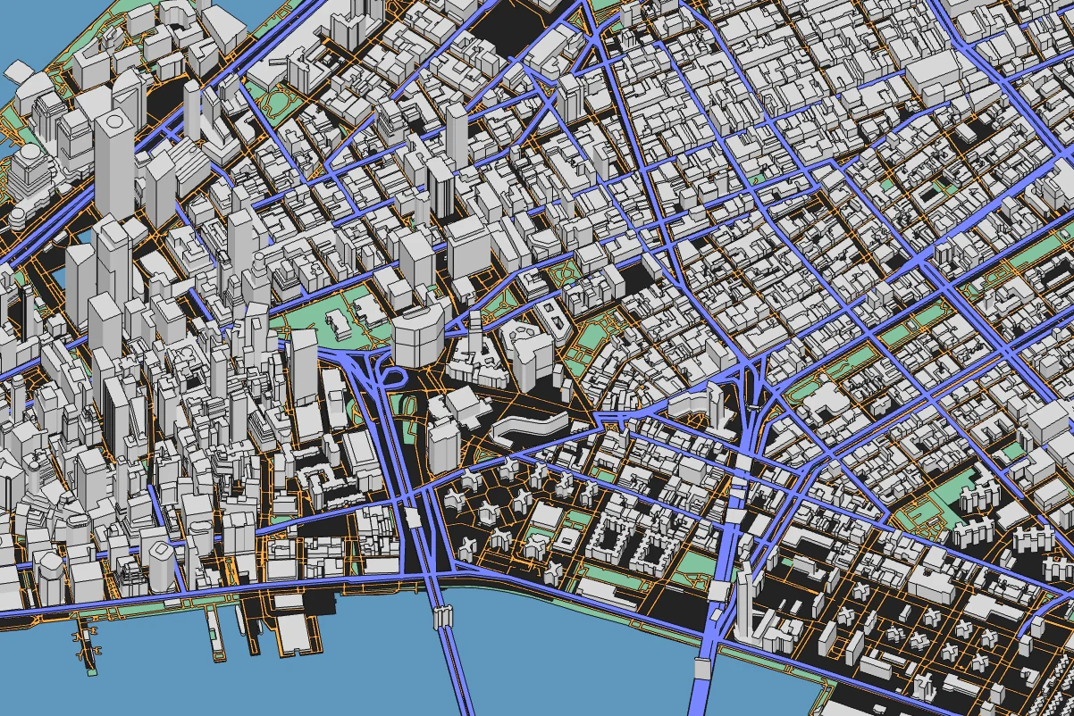 3d Model Vector Map 3D Map Generator - Export Any Location to 3D